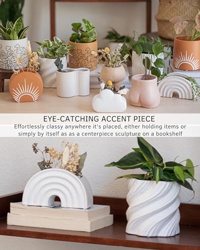 BASE ROOTS Spiral Planter Pot