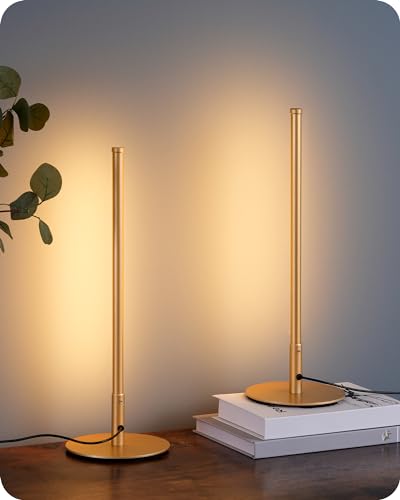 Minimalist Touch Table Lamp Set in Gold