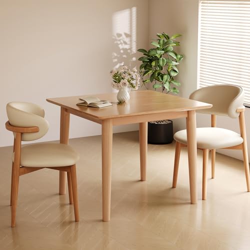 28" Minimalist Wooden Dining Table for 2-4