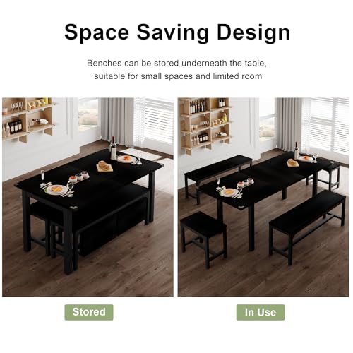 Expandable Dining Set for 4-8 People