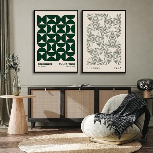 Bauhaus Mid Century Abstract Wall Art Print