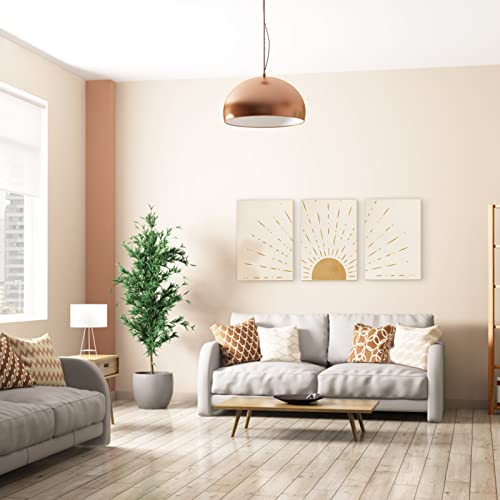 Boho Minimalist Canvas Wall Art Set of 3