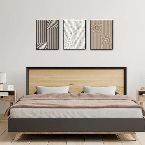 Abstract Boho Wall Art - Minimalist Line Canvas