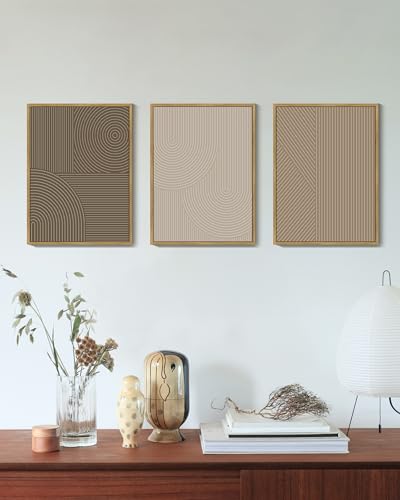 Minimalist Abstract Framed Wall Art for Home