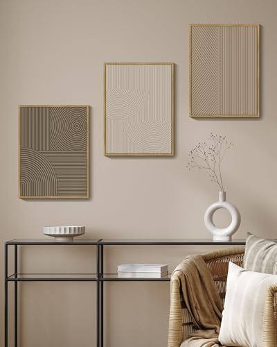 Minimalist Abstract Framed Wall Art for Home