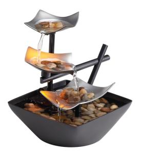 Homedics Indoor Tabletop Water Fountain for Relaxation