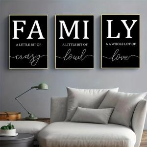 3-Piece Set of Minimalist Canvas Wall Art