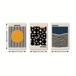 Bauhaus Style Minimalist Geometric Canvas Art Set