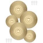 Minimalist Gold Metal Wall Art Decor