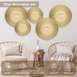 Minimalist Gold Metal Wall Art Decor