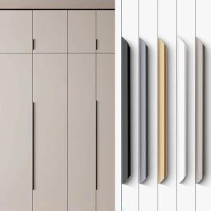 Modern Black and Gold Invisible Cabinet Handle