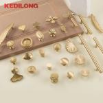 Gold Brass Minimalist Cabinet Pull Handle