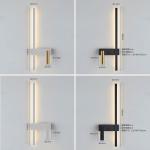 Nordic Minimalist Black and White Wall Lamp