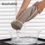 Non-Slip Chenille Sofa Protector with Decorative Stitching