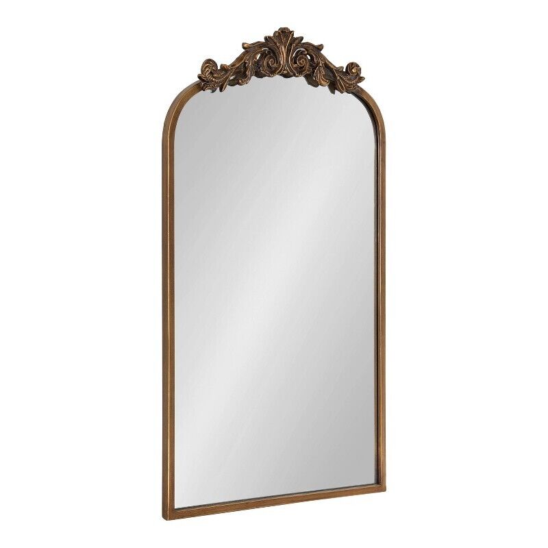 Kate and Laurel Gold Arendahl Arch Wall Mirror