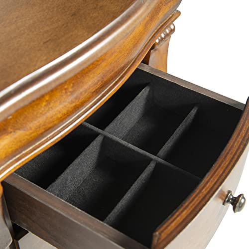 Louis Philippe Nussbaum Jewelry Armoire by Powell