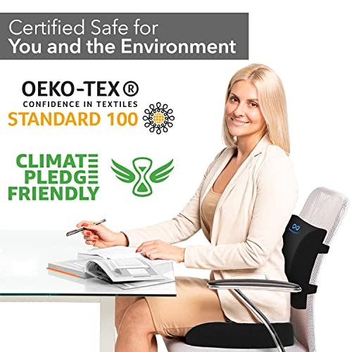 Ergonomic Gel Seat and Lumbar Cushion Set