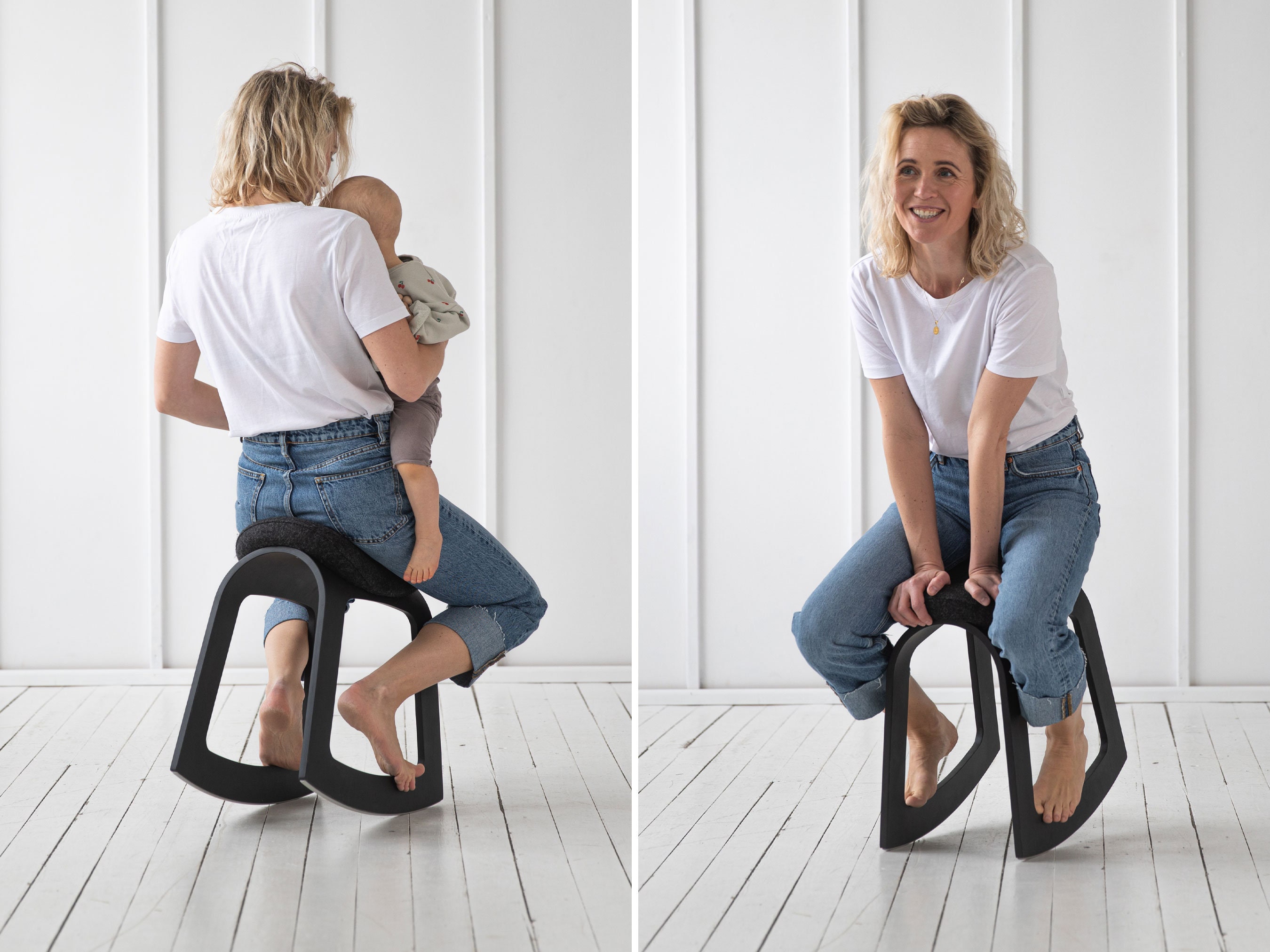 Muista Ergonomic Desk Chair and Saddle Stool