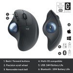 Ergonomic Wireless Trackball Mouse for Windows and Mac