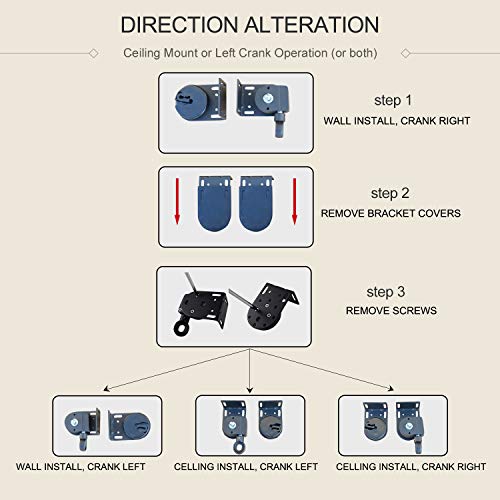 VICLLAX Outdoor Cordless Roller Shade - Mocha