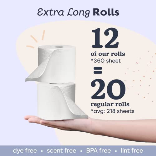 Betterway Bamboo Toilet Paper – Eco-Friendly 12 Rolls