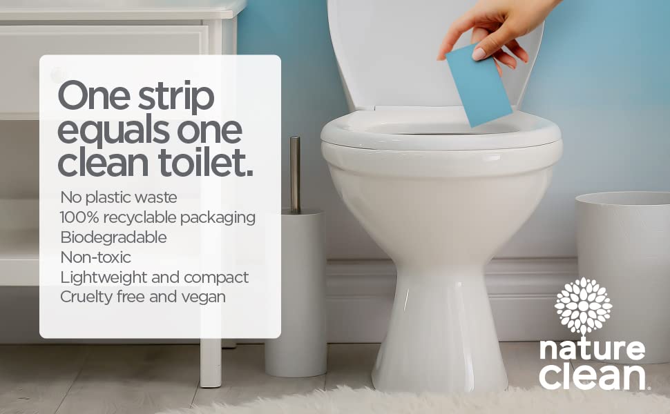 Eco-Friendly Toilet Bowl Cleaner Strips – Non-Toxic
