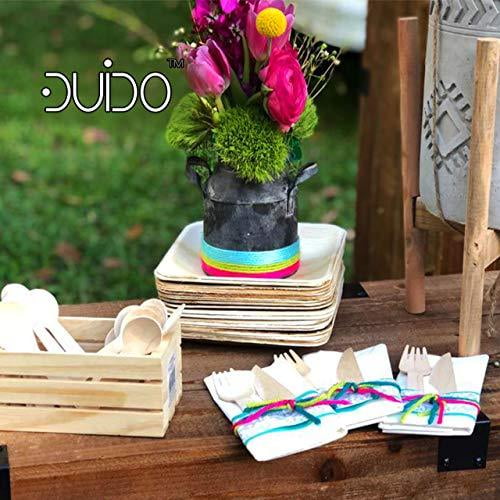 Biodegradable Wooden Cutlery Set - 220 Utensils