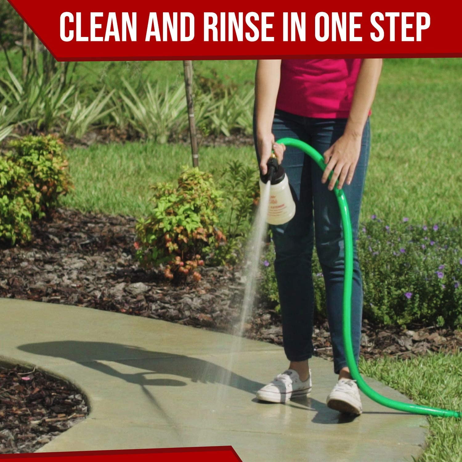 Eco-Friendly Exterior Cleaning Kit with Hose Attachment