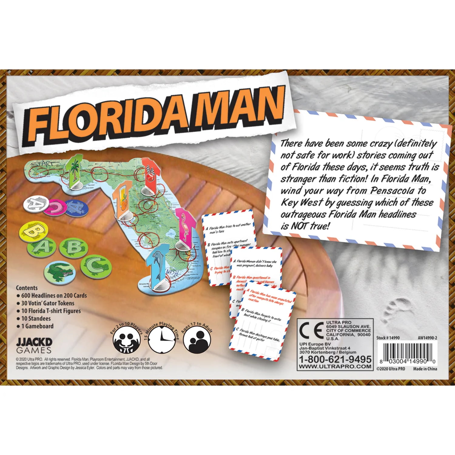 Florida Man Board Game for Adults 17+