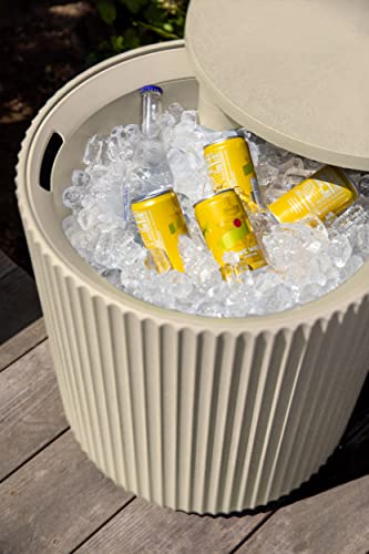 Veradek Outdoor Cooler Side Table and Bar