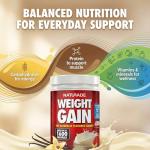 Naturade Vanilla Weight Gain Drink Mix - 20.3 oz
