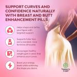 Butt and Breast Growth Capsules with Herbs - 60 Count