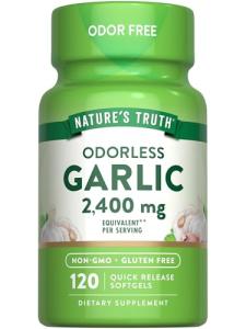 Nature's Truth Odorless Garlic Softgels - 120 Count