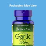 Puritan's Pride Odorless Garlic Softgels for Heart Health