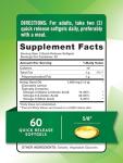 Nature's Truth Cold Pressed Hemp Oil Softgels 1400mg