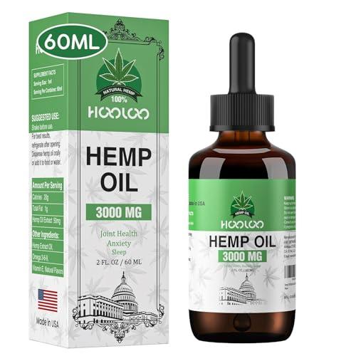 HOOLOO 3000MG Hemp Oil for Relaxation and Comfort