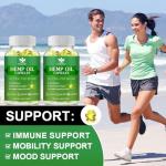 Hemp Oil Capsules - 60,000mg for Immunity & Calm