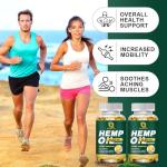 Organic Hemp Oil Capsules for Immune & Sleep Support