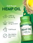 Nature's Truth Cold Pressed Hemp Oil Softgels 1400mg
