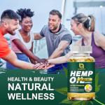 Organic Hemp Oil Capsules for Immune & Sleep Support