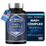Liposomal NAD+ Supplement for Healthy Aging - 120 Capsules
