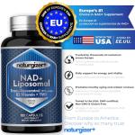 Liposomal NAD+ Supplement for Healthy Aging - 120 Capsules