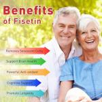 Uarcool Fisetin 2000mg for Healthy Aging & Brain