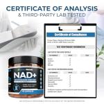 NAD+ Supplement for Energy & Anti-Aging - 90 Caps