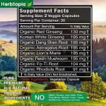 Herbtopia Forever Young Longevity Supplement - 60 Caps