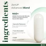 ZenUP NAD+ Supplement | 1100mg for Energy & Focus