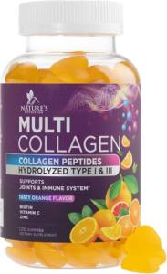 Collagen Peptides Gummies with Biotin for Hair & Skin