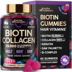 Biotin Collagen Gummies for Hair, Skin, Nails
