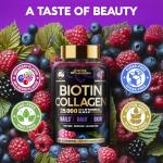 Biotin Collagen Gummies for Hair, Skin, Nails
