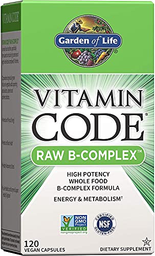 Garden of Life Raw Vitamin B Complex, 120 Vegan Caps